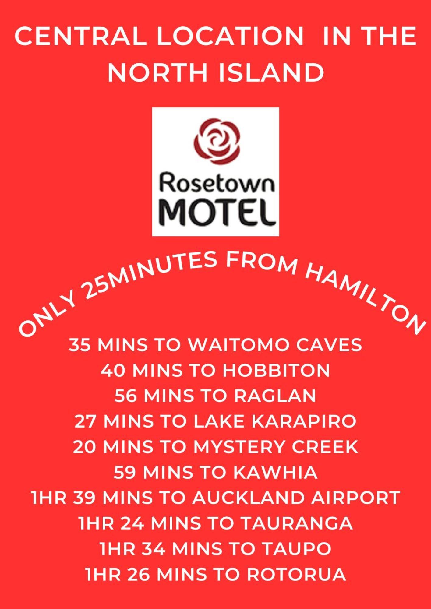 Rosetown Motel Te Awamutu Esterno foto